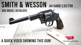 251 Smith & Wesson .44 Hand Ejector 2Nd Model Revolver - A Quick In Our Photo Booth