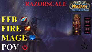 ULDUAR Razorscale 25 man - FFB Fire Mage pov/Guide