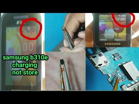 samsung b310 charging not store||samsung b310e fake charging solution