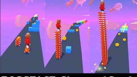 NOOB vs PRO vs HACKER in Doggface: Skate and Stack - Gameplay Android, iOS