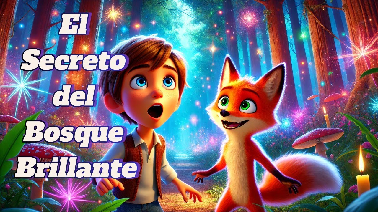 " Cuento Infantil" "El Secreto del Bosque Brillante". EL BAÚL SECRETO