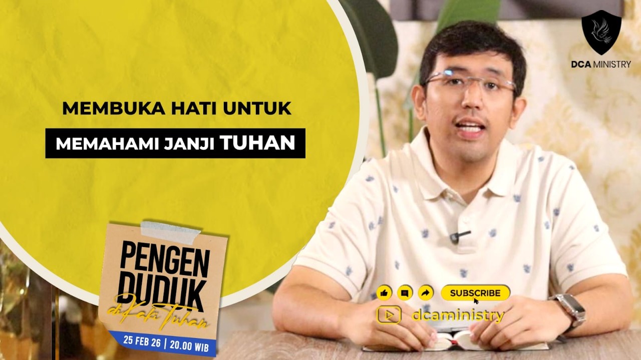 Membuka Hati untuk Memahami Janji Tuhan | PDKT Online | 250226 |  | Dian C Anggara