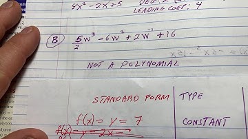 4.1alg2 Graphing Polynomial Functions