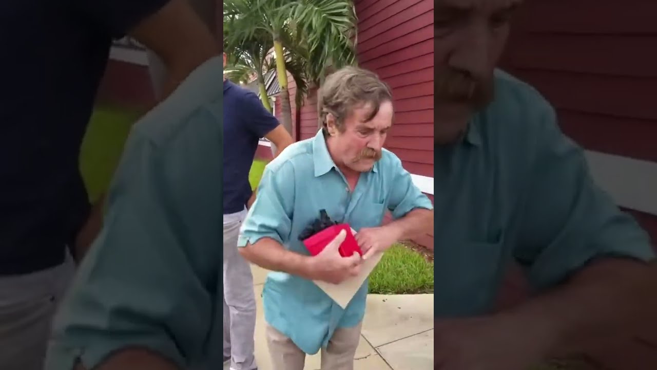 Dad Surprised With His Dream Car Shorts