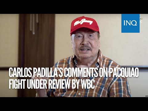 Carlos Padilla’s comments on Pacquiao fight under review by WBC