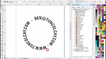 CORELDRAW MACRO MANAGER COREL VBA