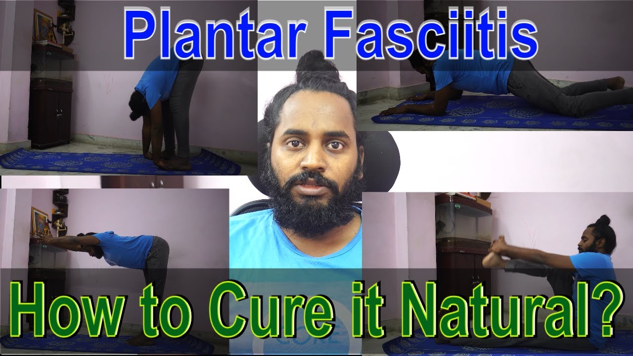 How to cure Plantar fasciitis ( Heel pain ) Natural way ?| 4k Yoga ...