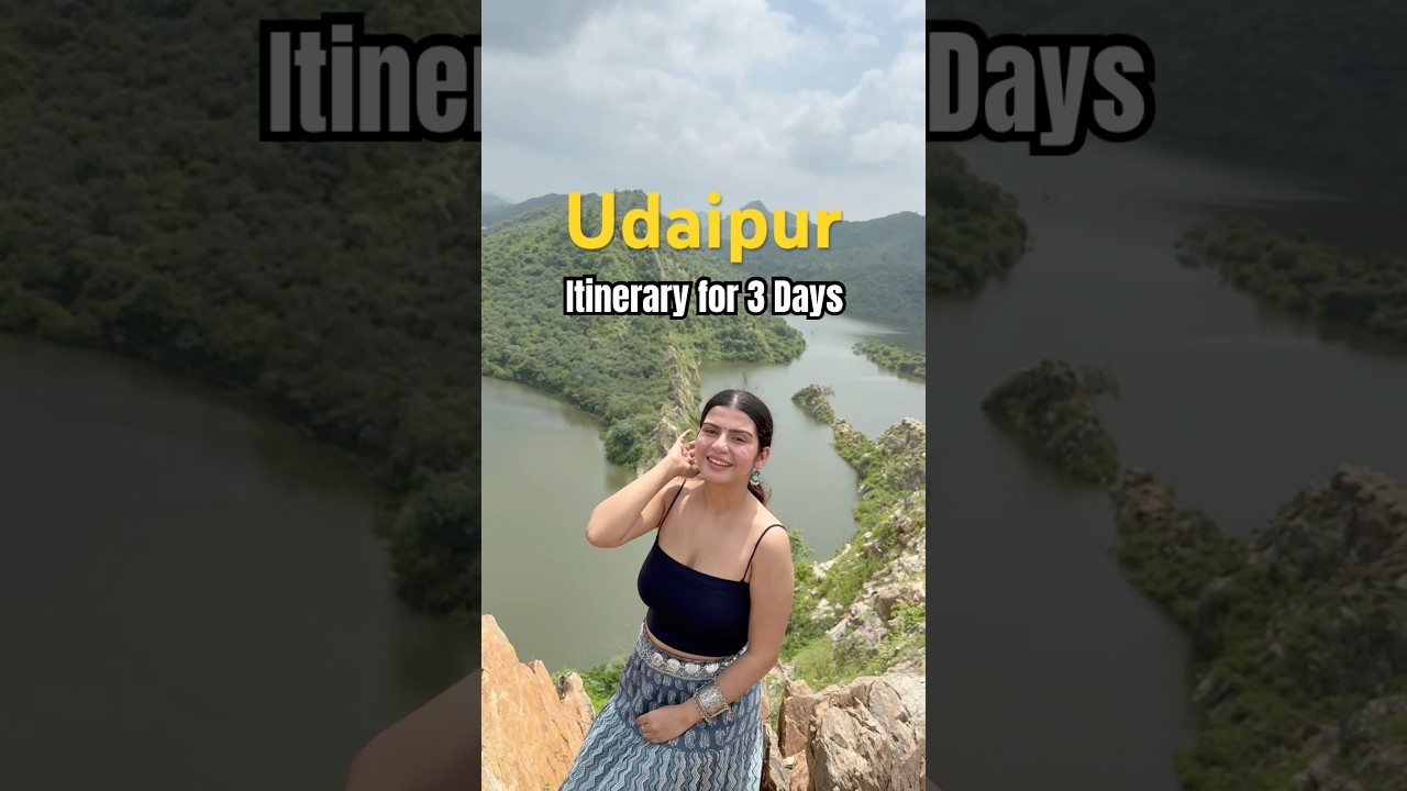 Mini Vlog : Exploring Udaipur In 3 days | Best Udaipur Itinerary ❤️✨ #youtubeshorts #shorts