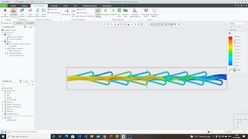 Tesla Valve Flow simulation using Creo CFD - Creo Live Simulation CFD