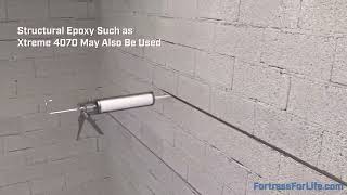 InvisiBeam® Training: Why You Must Fill Horizontal Cracks in Bowed Walls