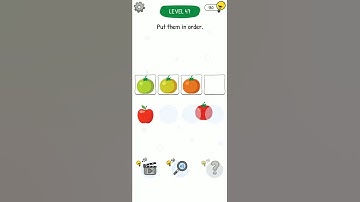 Who is? Brain Teaser & Riddles Level 47: Put them in order.