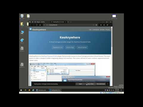 How to synchronize KeePass to Dropbox on Windows 10 - YouTube