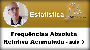 Como fazer a frequência absoluta acumulada?