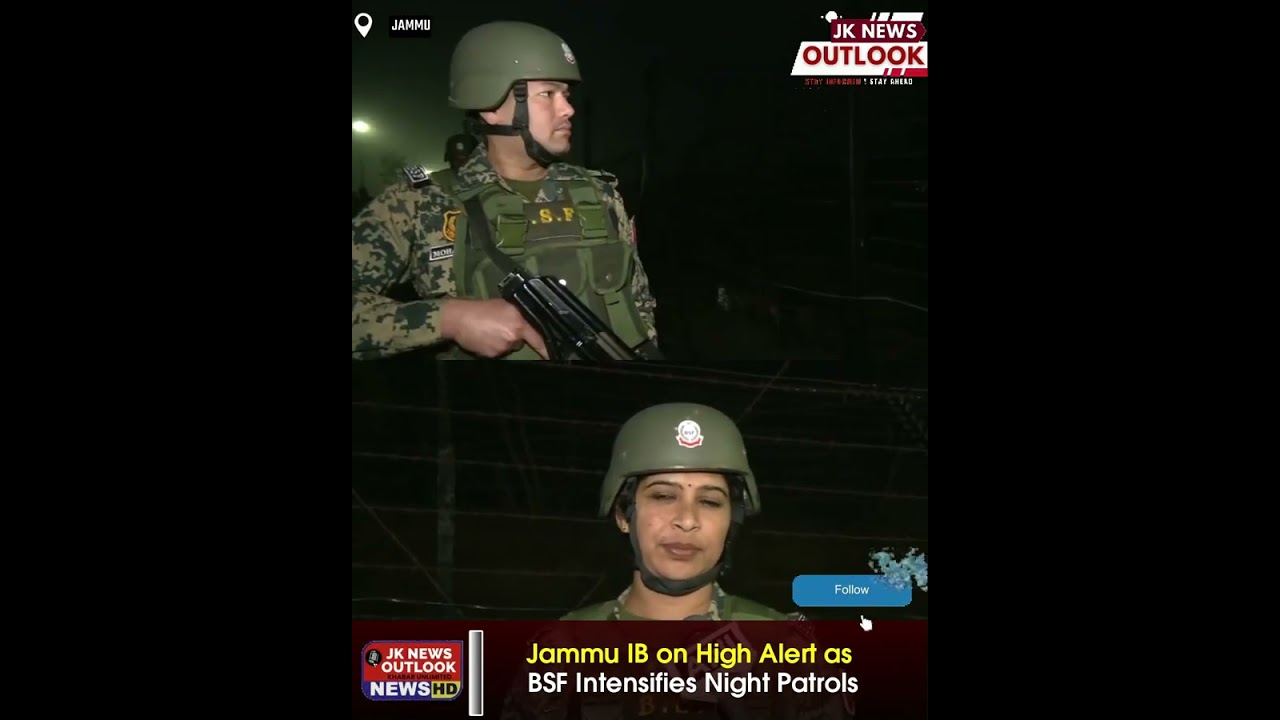 Through Fog and Frost, BSF Guards Jammu Border