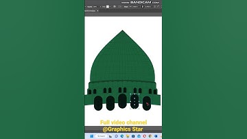 Drawing Madina Sharif || Beautiful Madina Sharif vector art || #shorts #madina #makkah#shorts#video