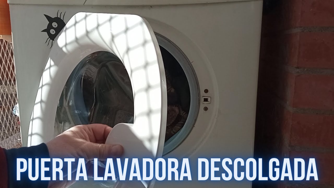 Lavadora Bosch con la junta de la puerta muy deteriorada