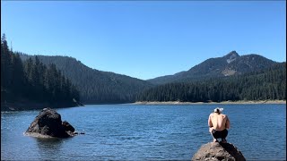 solo truck camping and paddle boarding in the PNW | camping vlog