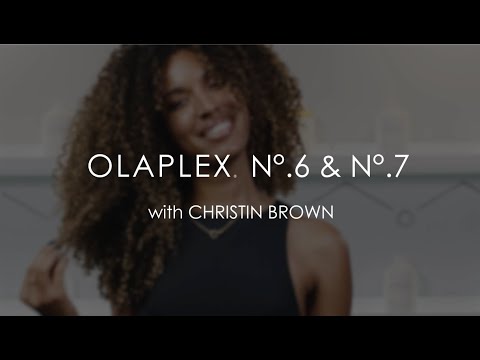 How to Apply OLAPLEX N°.6 and N°.7 to Curls - YouTube