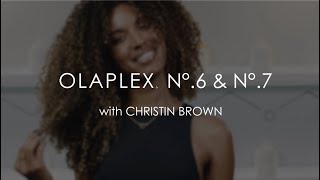 How to Apply OLAPLEX N°.6 and N°.7 to Curls