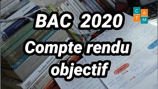 افهم و تحصل على العلامة الكاملة Le compte rendu objectif / critique #BAC_2020