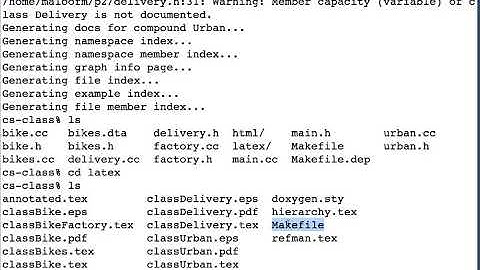 DOC Comments, doxygen, and posting documentation on the Web