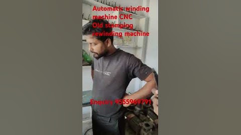 Automatic Ceiling fan winding machine old Stamping re winding machine.#kddk #machine