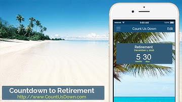 Retirement Countdown - App to count down the days to retirement