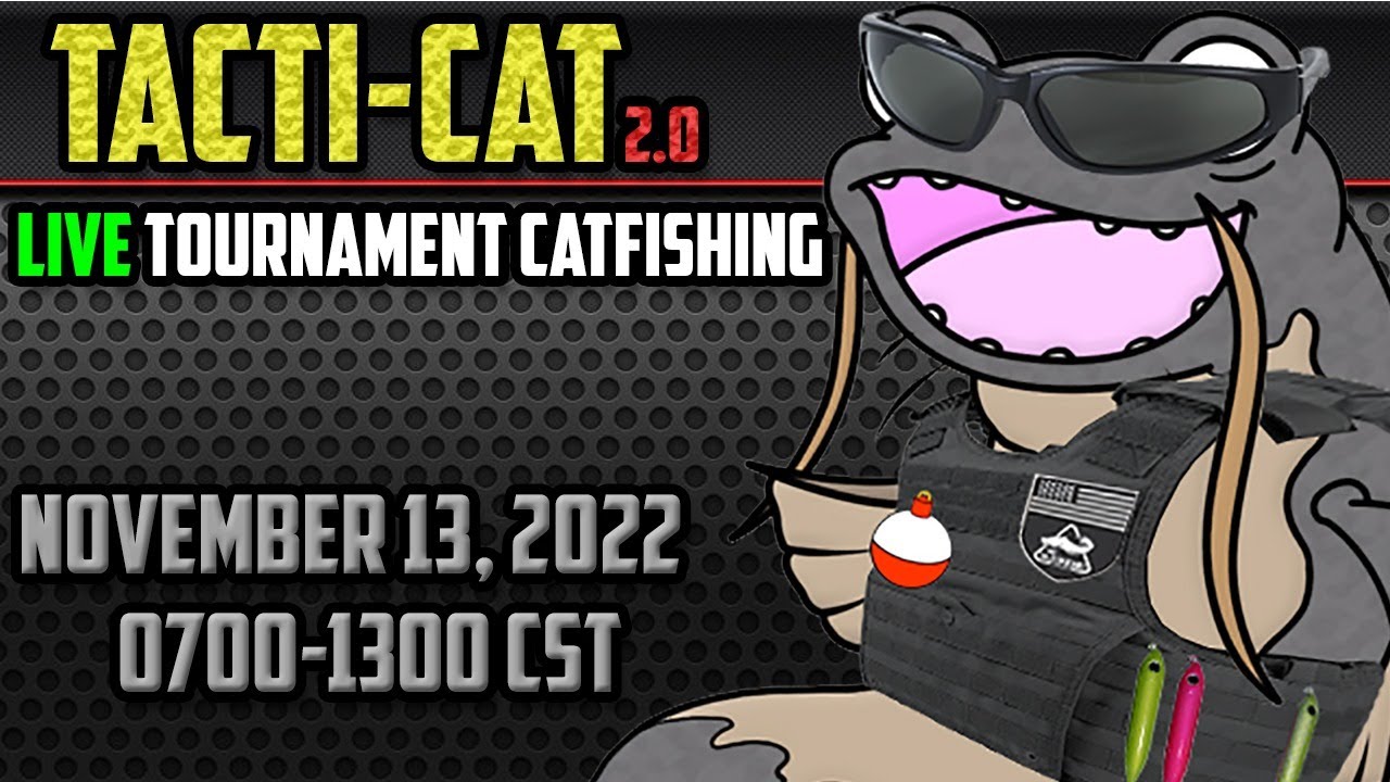 TactiCat 2.0 LIVE Catfishing Tournament 2022 YouTube