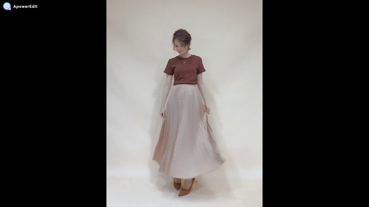 ロングプリーツスカート