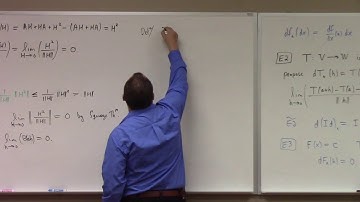 Advanced Calculus: limits, differentiation: 9-1-17, part 2