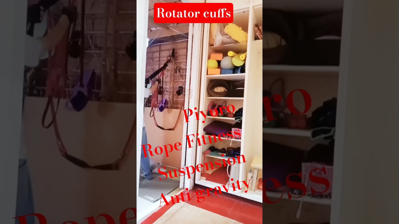 Rope fitness rotator cuffs PIYORO Pinoy Yoga Rope Traction Mobility Rehab Suspension Gym