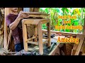 Professional Skills In Using Woodworking Machines - Making Extremely Cute Little Chairs