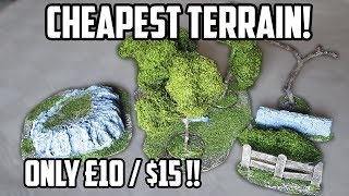 CHEAPEST TERRAIN! £10 / $15 - Hills, Trees, Hedges, Walls & Fences