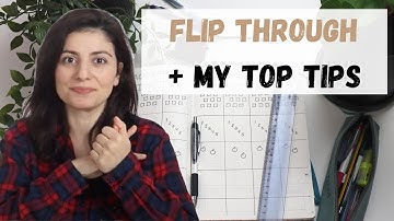 6-MONTH BULLET JOURNAL FLIP THROUGH | Bullet Journal Tips for Beginners