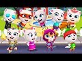 Talking Tom Gold Run 3D Fun Game - 2X Fast All 9 Angela Gameplay 2018