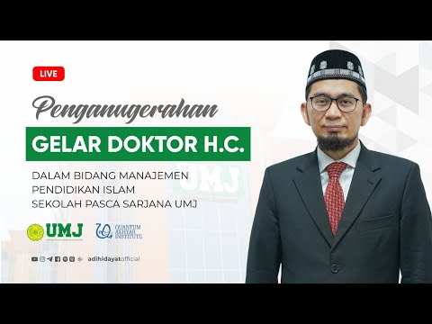 [LIVE  Spesial] Penganugerahan Gelar Doktor Honoris Causa 