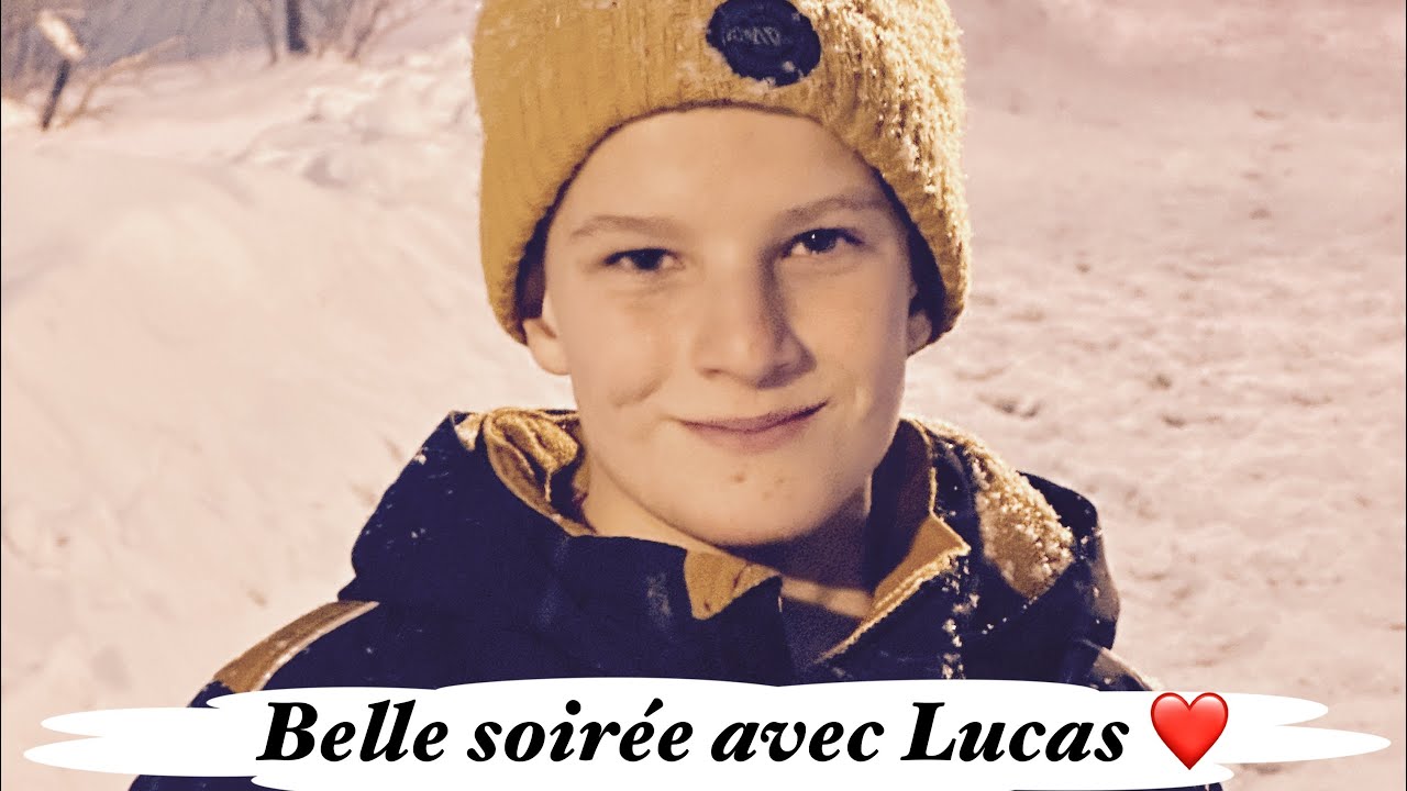 Balade de skidoo, on voit des 🦌 et moments de qualité avec Lucas ️(9