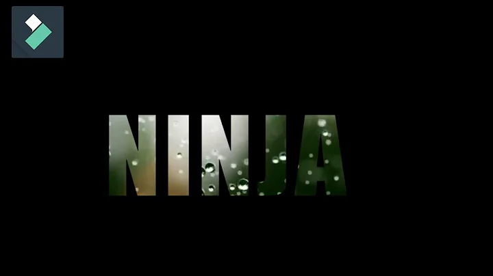 How to place a video inside text In Filmora 9 Tutorial