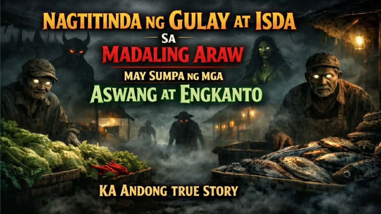 NAGTITINDA NG GULAY AT ISDA SA MADALING ARAW MAY SUMPA NG MGA ASWANG AT ENGKANTO | KA ANDONG STORY