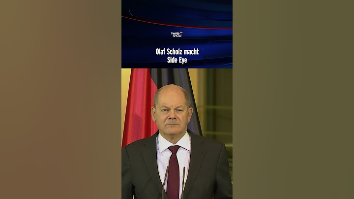 Olaf Scholz macht Side Eye | heute-show #shorts