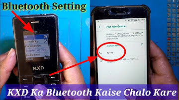 KXD Mobile Bluetooth Setting | KXD Keypad Mobile Me Bluetooth Kaise Chalo Kare How To Open Bluetooth