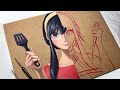 【SPY×FAMILY】リアルに?ヨルさん描いてみた。スパイファミリーイラスト