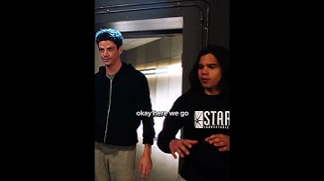Barry teaches Cisco and Caitlin how to use super speed #shorts