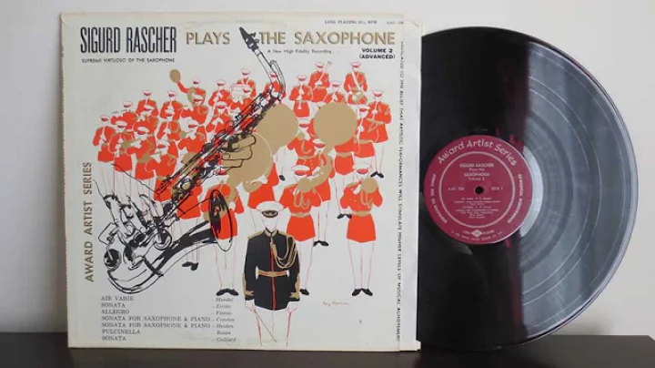 Sigurd Rascher   Plays The Saxophone Volume 2 (196...