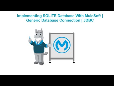 Implementing SQLITE Database With MuleSoft | Generic Database Connection | JDBC