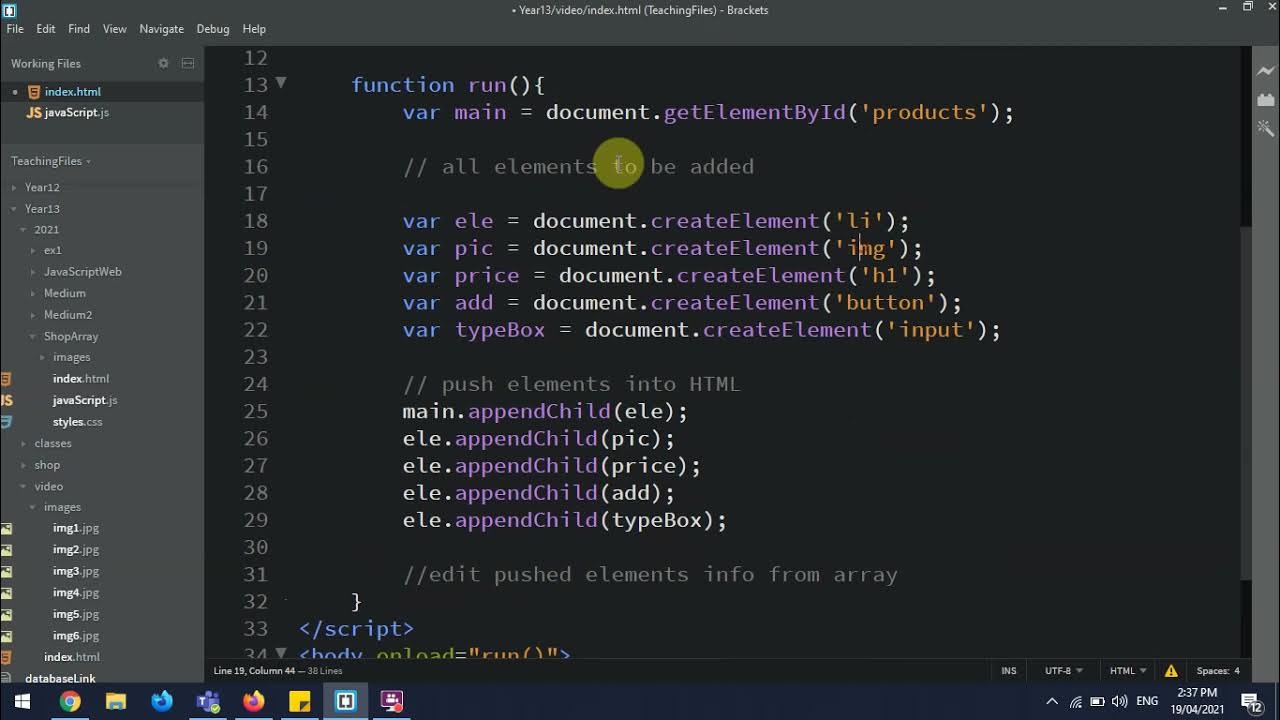 javaScript Shopping Cart Array Item Adding YouTube