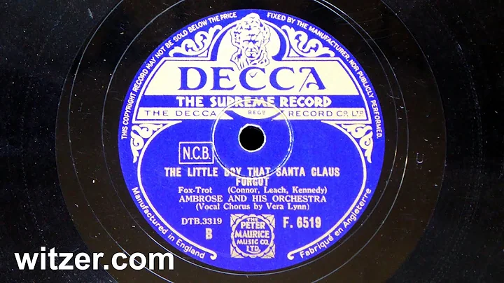 THE LITTLE BOY THAT SANTA CLAUS FORGOT - VERA LYNN...