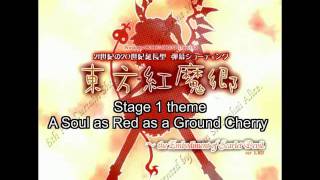 Video thumbnail of "[TH06] 02 Stage 1 - A Soul as Red as a Ground Cherry"