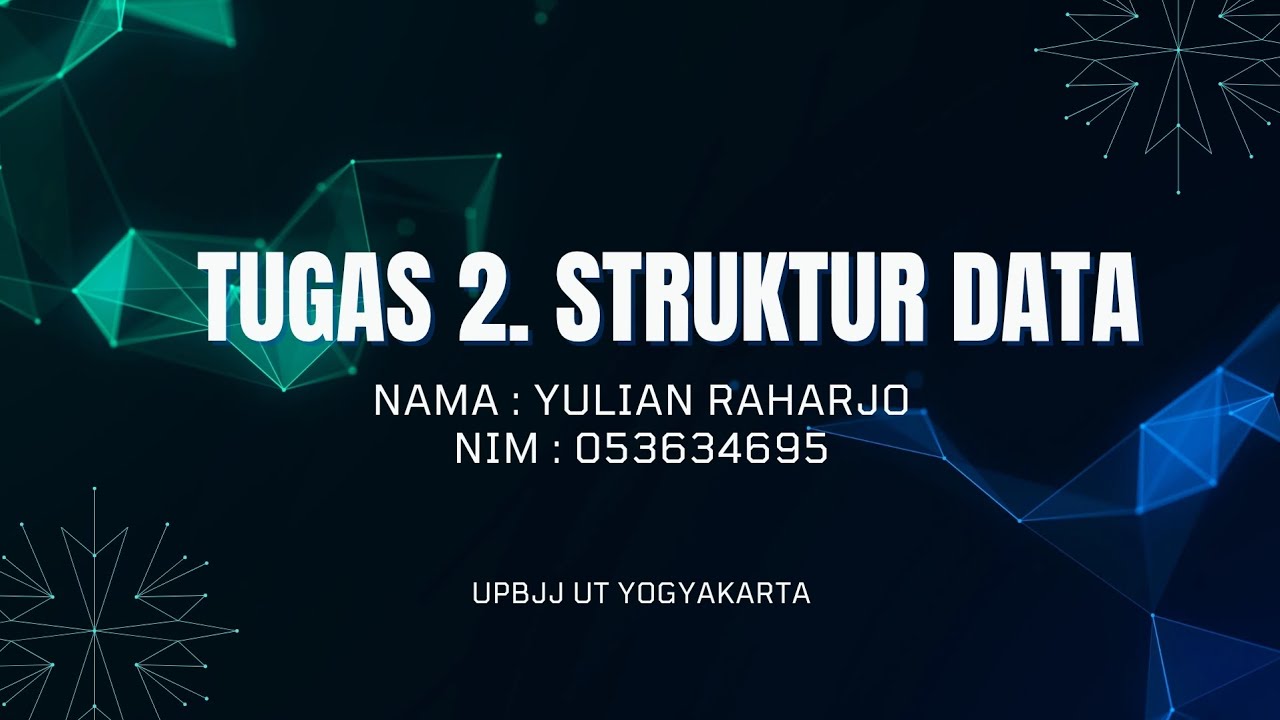 Tugas 2 - Struktur Data (Universitas Terbuka) - YouTube