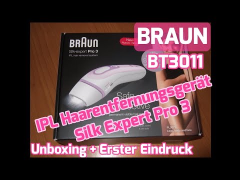 BRAUN Silk Expert Pro 3 PL3011 IPL Haarentfernungsgerät [Unboxing und erster Eindruck]